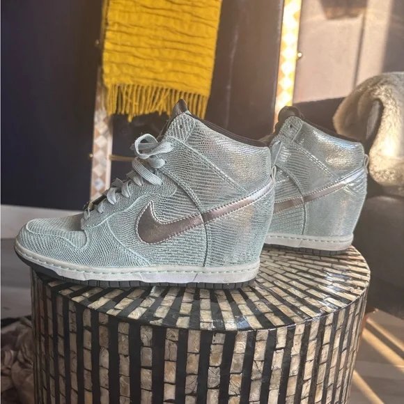 Nike Dunk Sky High QS - Disco Ball Glacier Sneakers - Picture 5 of 7